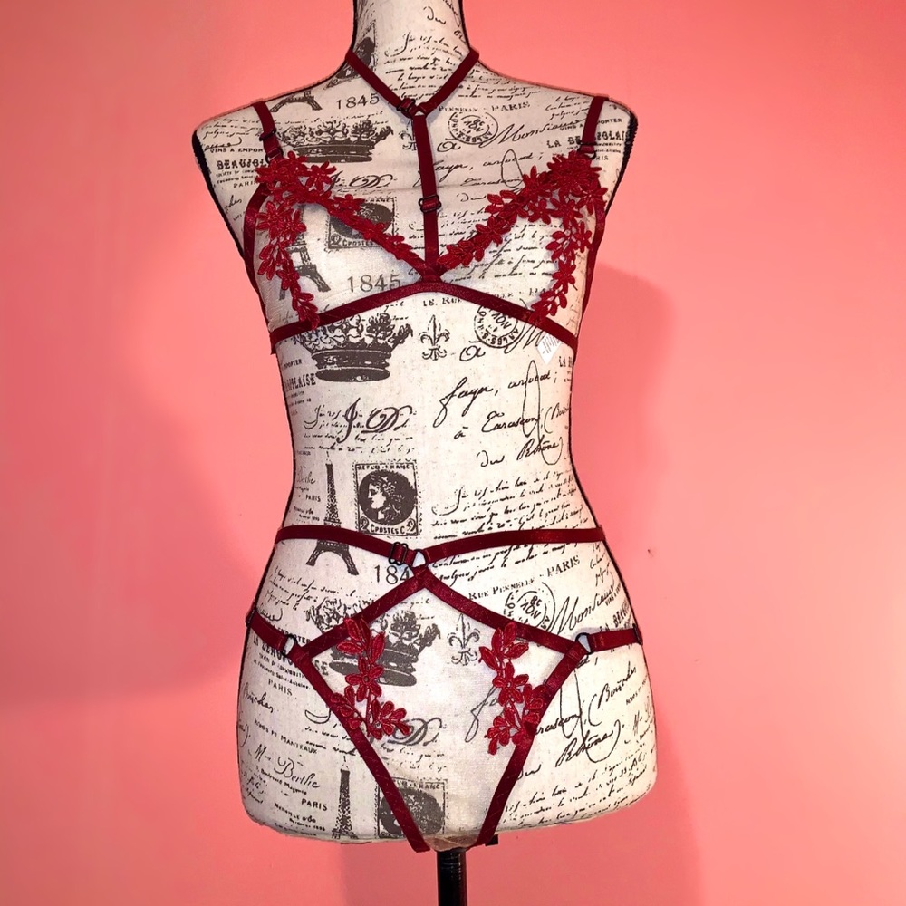 Sheer Lingerie Set w/ Choker